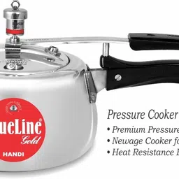 blueline gold ISI Certified Handi 3 L Induction Bottom Pressure Cooker image 2