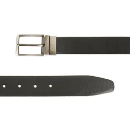 SAZARA Men Textured Leather Reversible Belt image 5