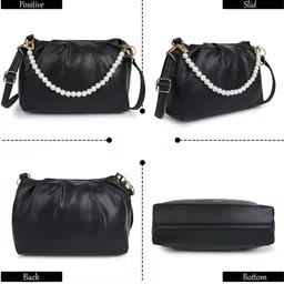 Random Enterprises PU Structured Sling Bag image 4