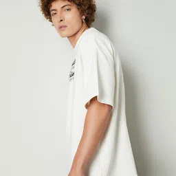 max Typography Printed Round Neck Cotton T-shirt image 5