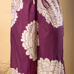 Readiprint Women Floral Printed Regular Pure Cotton Kurta with Palazzos image 3