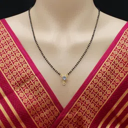 soni designs Soni imitation jewellery gold plated short fashion mangalsutra for women-picture-32