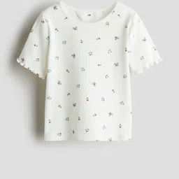 H&M Ribbed Cotton Top image 4