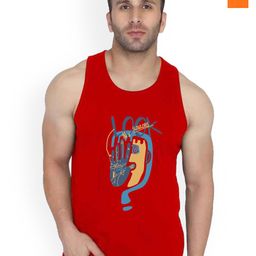 SLOWLORIS Men Pack Of 2 Printed Gym Vests-picture-21