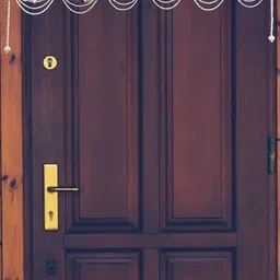 PUFFSMART Blue & Yellow Embellished Door Toran Decor image 4