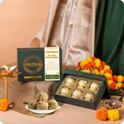 Svasthyaa Organics Dry Fruit Peanut Laddoo | Gourmet Edition - 240g-image-58