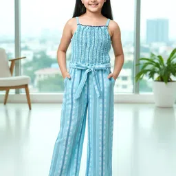 Naughty Ninos Girls Striped Basic Jumpsuit-picture-58