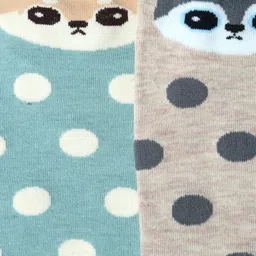 N2S NEXT2SKIN Women Pack Of 5 Patterned Ankle Length Cotton Assorted Socks image 2