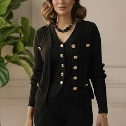 MARC LOUIS V-Neck Sweater & Trousers Co-Ords image 5