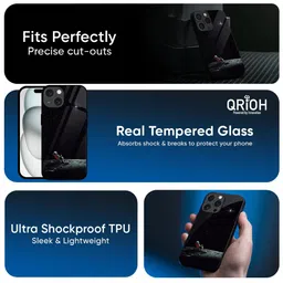 QRIOH Quirky Printed iPhone 15 Pro Max Back Case Mobile Accessories image 2