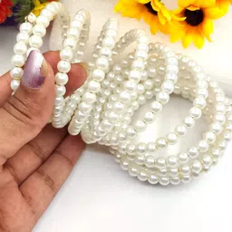 Shivarth Pearls Wraparound Bangle image 3