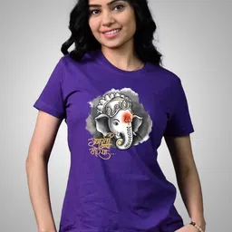 Tedhi Medhi Family Women Graphic Printed Round Neck Cotton Slim Fit T-shirt-image-40