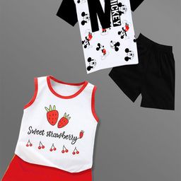 HELPOM Unisex Kids Printed Top with Shorts-picture-19