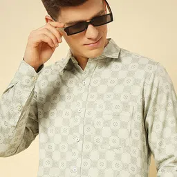ENSPYR Men Opaque Printed Casual Shirt-picture-14
