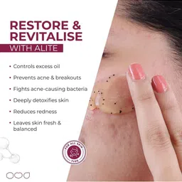 Elecsera Glow & Clean Face Wash With Charcoal & Tea Tree - 100 ml image 3