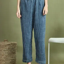 GRAGE Women Self Design Fleece Lounge Pant-picture-16