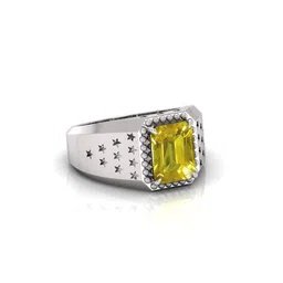 RRVGEM Unisex Yellow Brass Finger Ring image 3