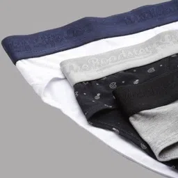 The Roadster Lifestyle Co Pack Of 3 Assorted Mid Rise Basic Briefs image 4