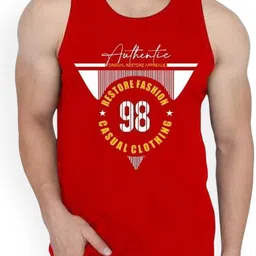 Woostro Men Pack Of 2 Printed Odour-Free Innerwear Gym Vests image 4