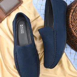 HERE&NOW Men Suede Loafers-picture-27
