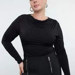 Trendyol Cowl Neck Bodysuit-picture-45