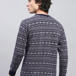 Monte Carlo Men Embroidered Woollen Pullover image 5