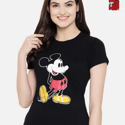 Dreambe Women Typography Printed T-shirt-image-91