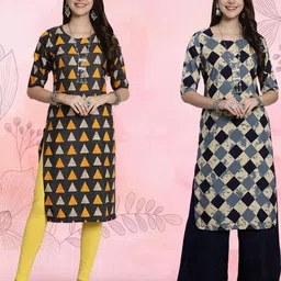 Ethnic basket Women Multicoloured Kurtas-picture-27
