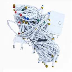 XERGY 60 Ft Multicolored More than 360 Rice Shape String Lights image 2