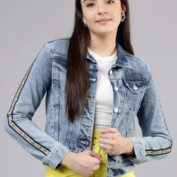 Tokyo Talkies Women Denim Jacket-picture-16