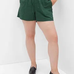 GAP Women Pure Cotton Slim Fit Mid-Rise Shorts-image-39