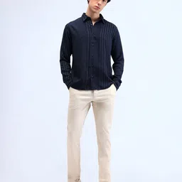 Flying Machine Men Classic Opaque Striped Casual Shirt image 5