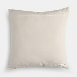Revive Home White & Yellow Embroidered Square Cushion Covers image 2