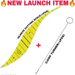 hbs Sleeve pattern scale 1 pcs - LOOP TURNER 1pcs & 1pcs Tracing Wheel image 2