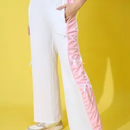 DIMPY GARMENTS Women Comfort Straight Fit High-Rise Easy Wash Trousers-picture-49