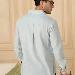 Minus One Spread Collar Cotton Shirt image 4
