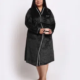 KLOTTHE Wool Bath Robe With Belt image 5