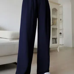 KERI PERRY Women Relaxed Straight Leg High-Rise Trousers-picture-17