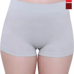 DHANDAI FASHION Pack Of 3 Mid-Rise Boys Shorts Briefs Boy Short Full P(Mo-2+CB-3)GreMrnRed-image-56