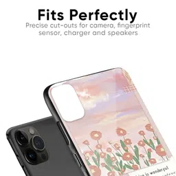 QRIOH Floral Printed iPhone 12 Back Case Mobile Accessories image 2