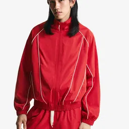 Bershka Men Crop Bomber Jacket image 4