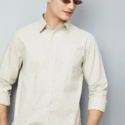 max Men Spread Collar Floral Printed Cotton Casual Shirt-image-46