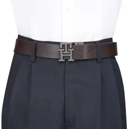 Tommy Hilfiger Men Textured Leather Reversible Belt image 5