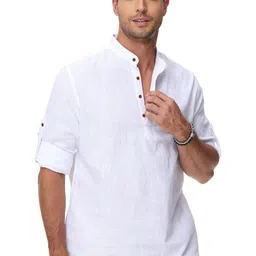 ZELINCO Men Chikankari Kurta-picture-20