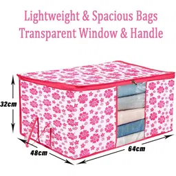 AMAK INC Pink Fabric Wardrobe Organisers image 3