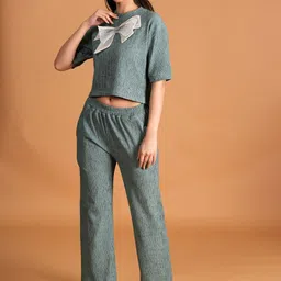 NEYSA Printed T-Shirt With Trouser Co-Ords image 5