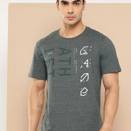 Alcis Typography Printed Self Striped Sports T-shirt-picture-23