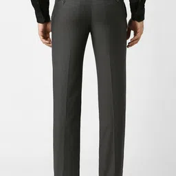 Van Heusen Men Textured Slim Fit Formal Trouser image 3