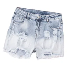 Errabelly Women High-Rise Denim Shorts image 2