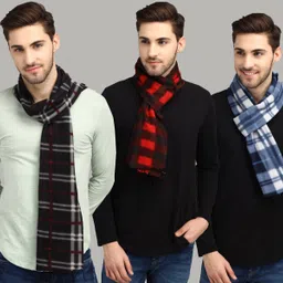 Fit N Fame Checkered Men Muffler-picture-10